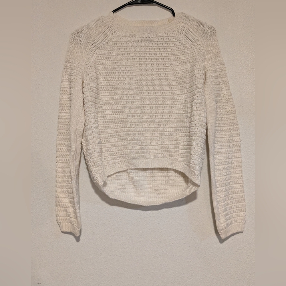 Mango Off-White Knit Sweater